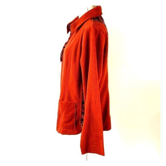 Soft Surroundings Burnt Orange Jacket LARGE - Picture 5 of 14